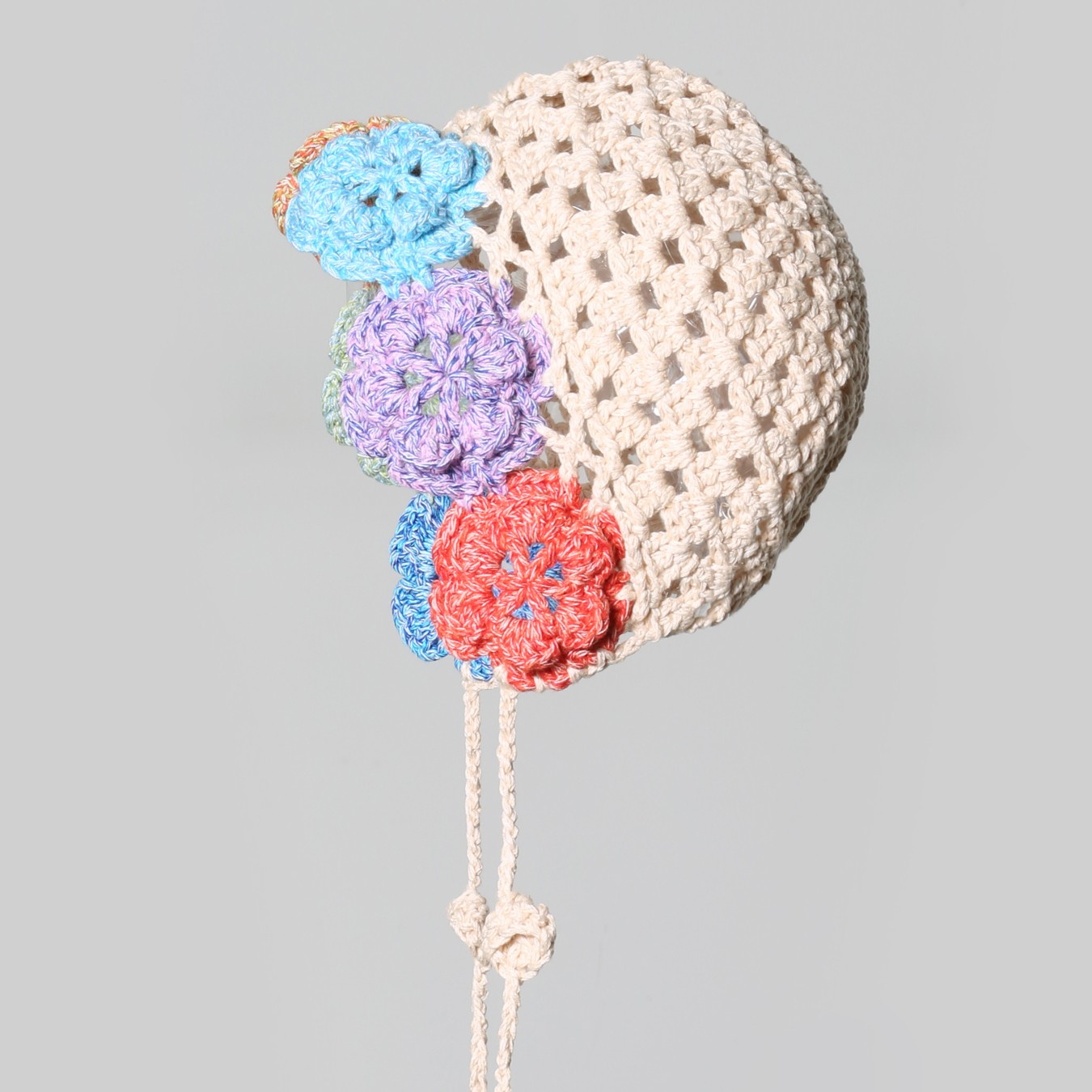 フローラルボンネット(ベビー&キッズ用) キット / Floral Bonnet Hat KIT