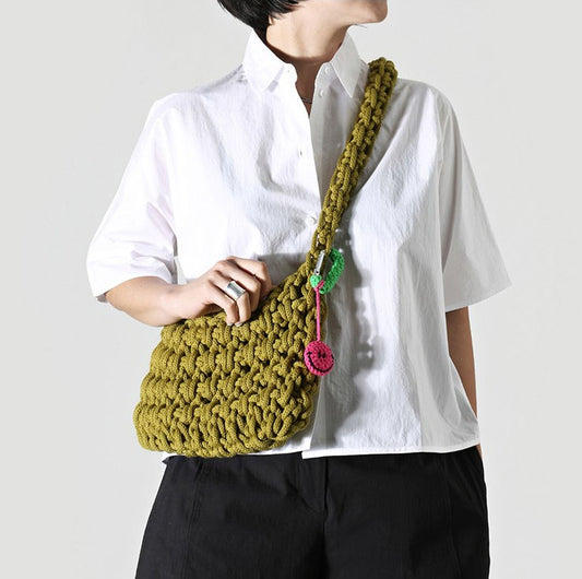 ピンクのスマイルバッグチャーム / Pink Smile Bag Charm