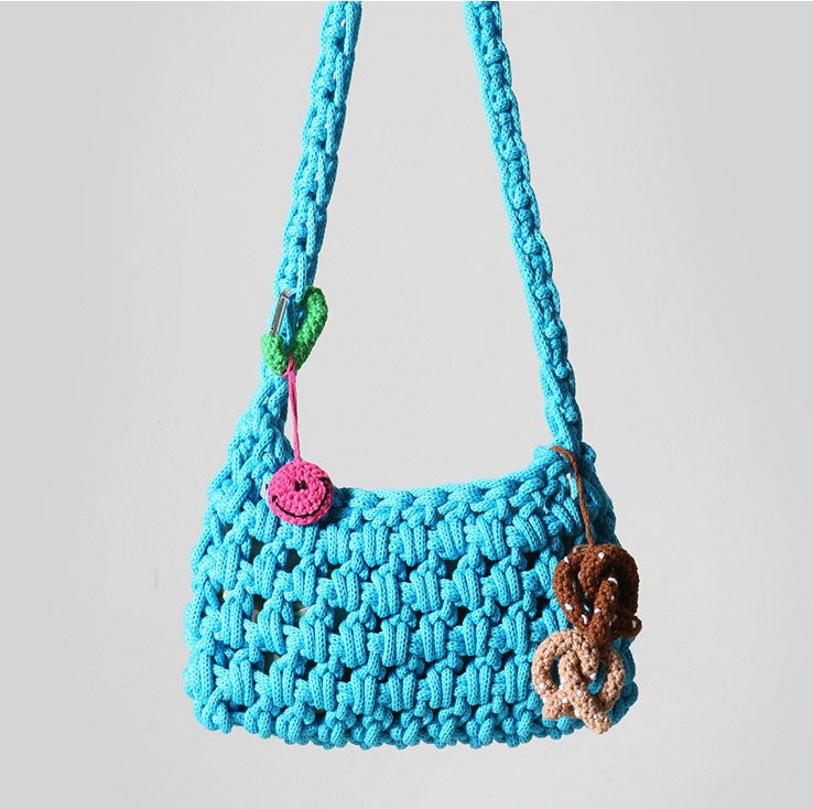 ピンクのスマイルバッグチャーム / Pink Smile Bag Charm