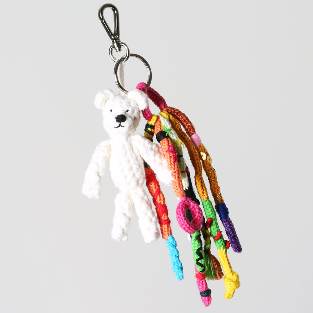 ジェニーテイルのシロクマキーリング / Jenny Tail Polar Bear Key ring