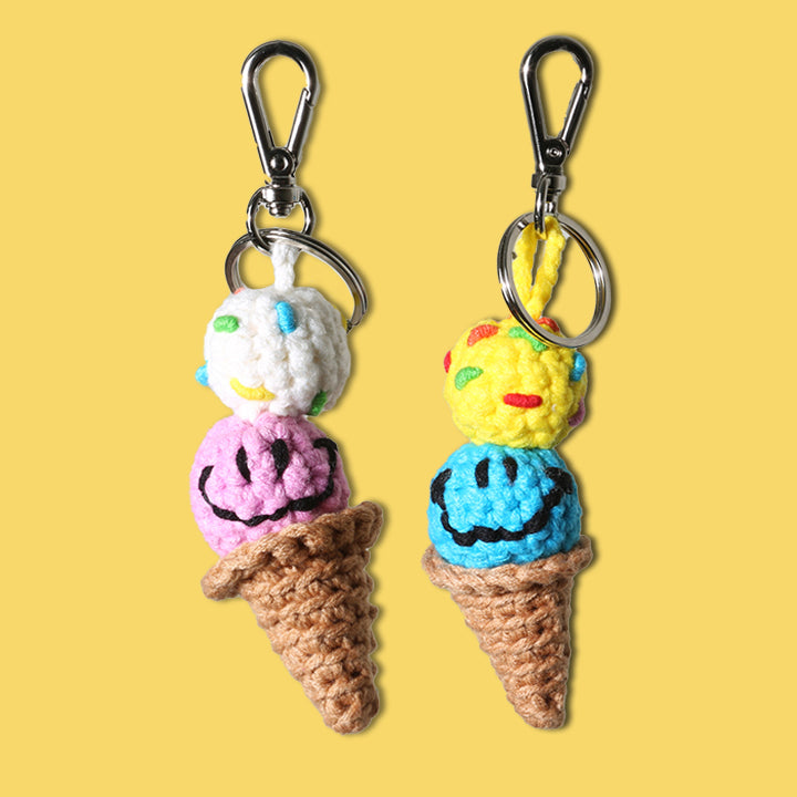 キコアイススマイルキーリング / Kico Ice Smile Key ring (完成品)